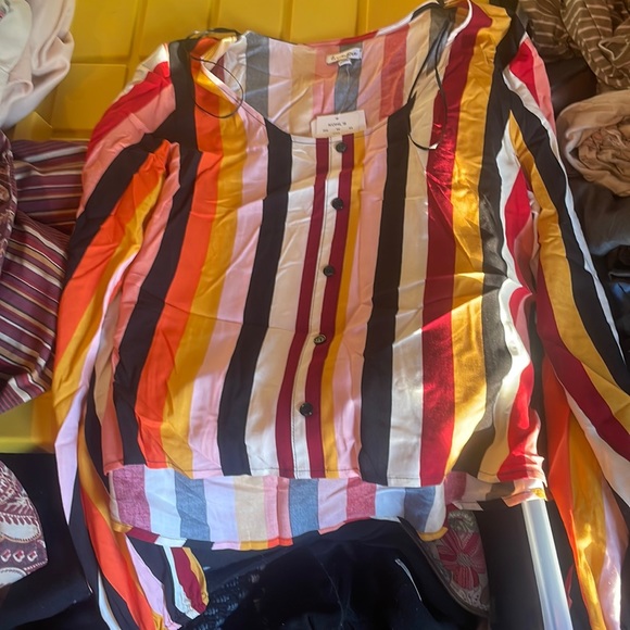 Love and fire striped shirt - Picture 1 of 2